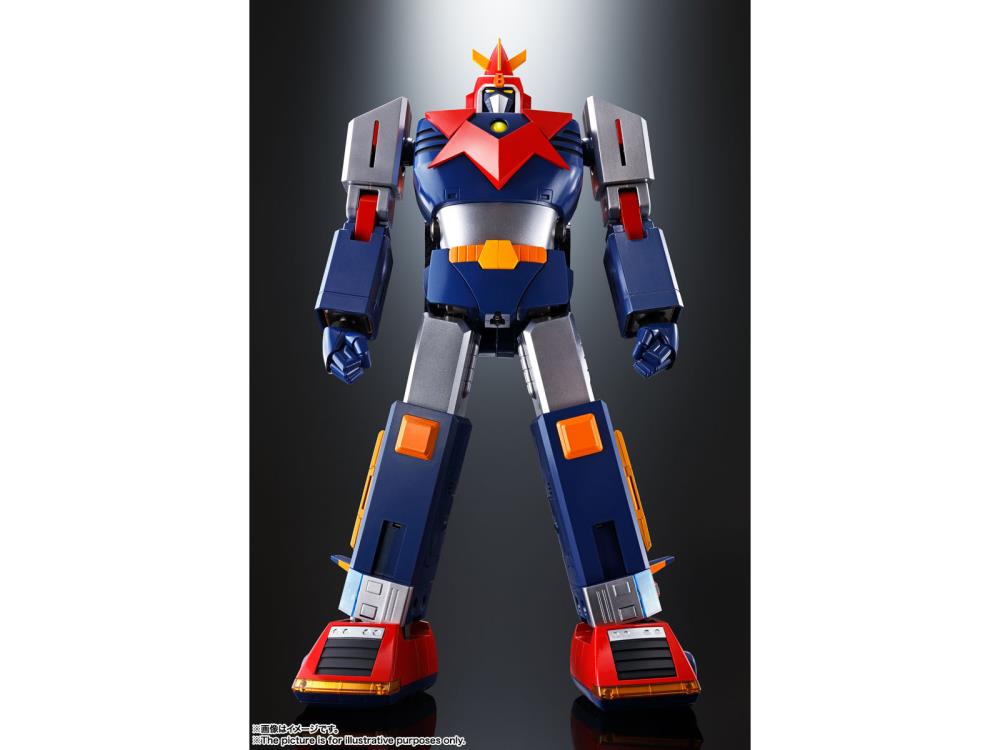 Bandai DX Soul of Chogokin Super Electromagnetic Machine Voltes V Action Figure - Premium Collectible Robot Toy for Anime Fans & Collectors - Perfect for Display, Gifts, and Anime-Themed Decor