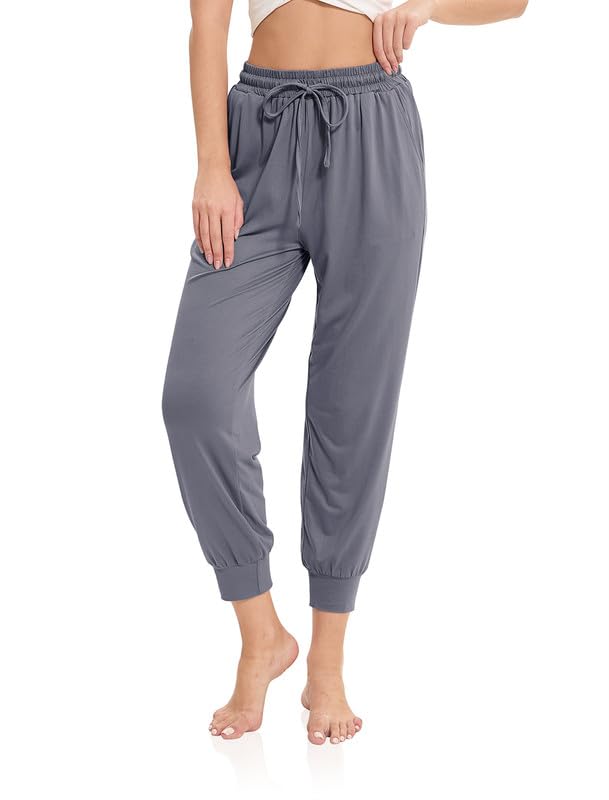 BETTE BOUTIK Women's High Waist Baggy Sweatpants - Stretchy Jogging Pants with Tapered Leg for Workout, Yoga & Lounge Wear | Comfortable Casual Athletic Pants