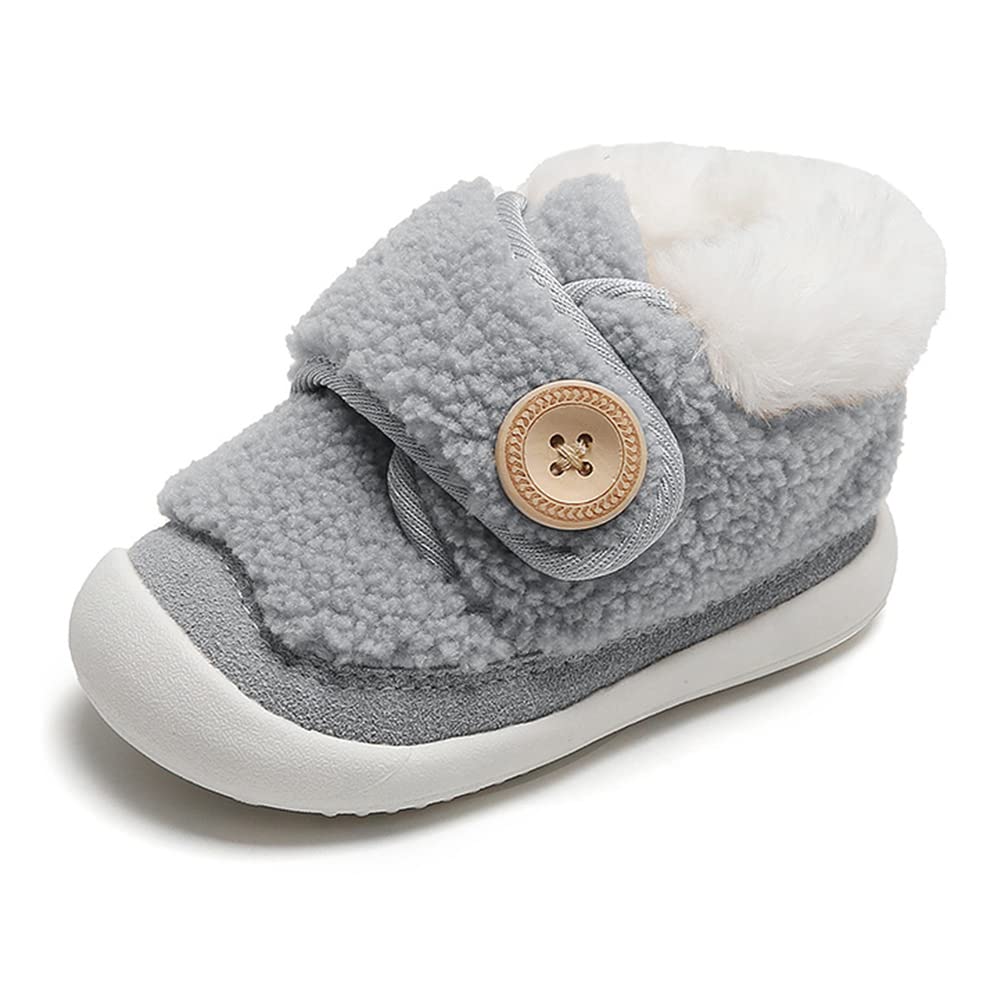 **Warm Winter Boots for Toddlers - Soft Faux Fur Snow Boots for Baby Boys & Girls | Non-Slip, Plush & Cozy | Perfect for Snow Play, Outdoor Adventures & Cold Weather**