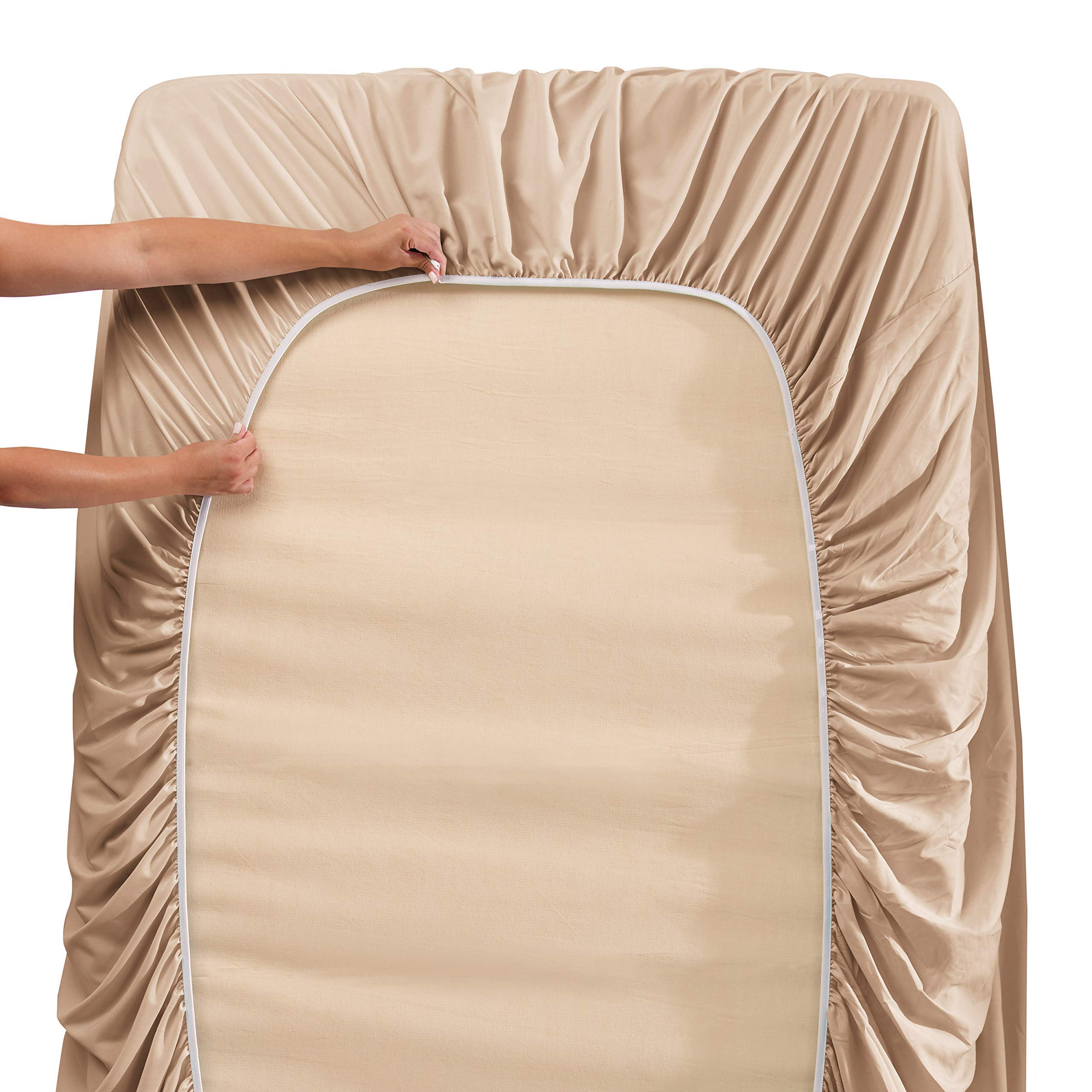 Premium 800 Thread Count 4-Piece Cotton Sheet Set - Full Size, 21