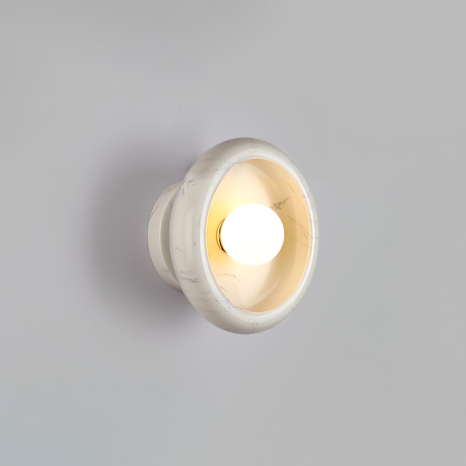 Eclipse Jade Wall Sconce Light Fixture - Modern LED Wall Lamp for Bedroom, Living Room & Hallway - Energy Efficient Indoor Lighting with Adjustable Brightness