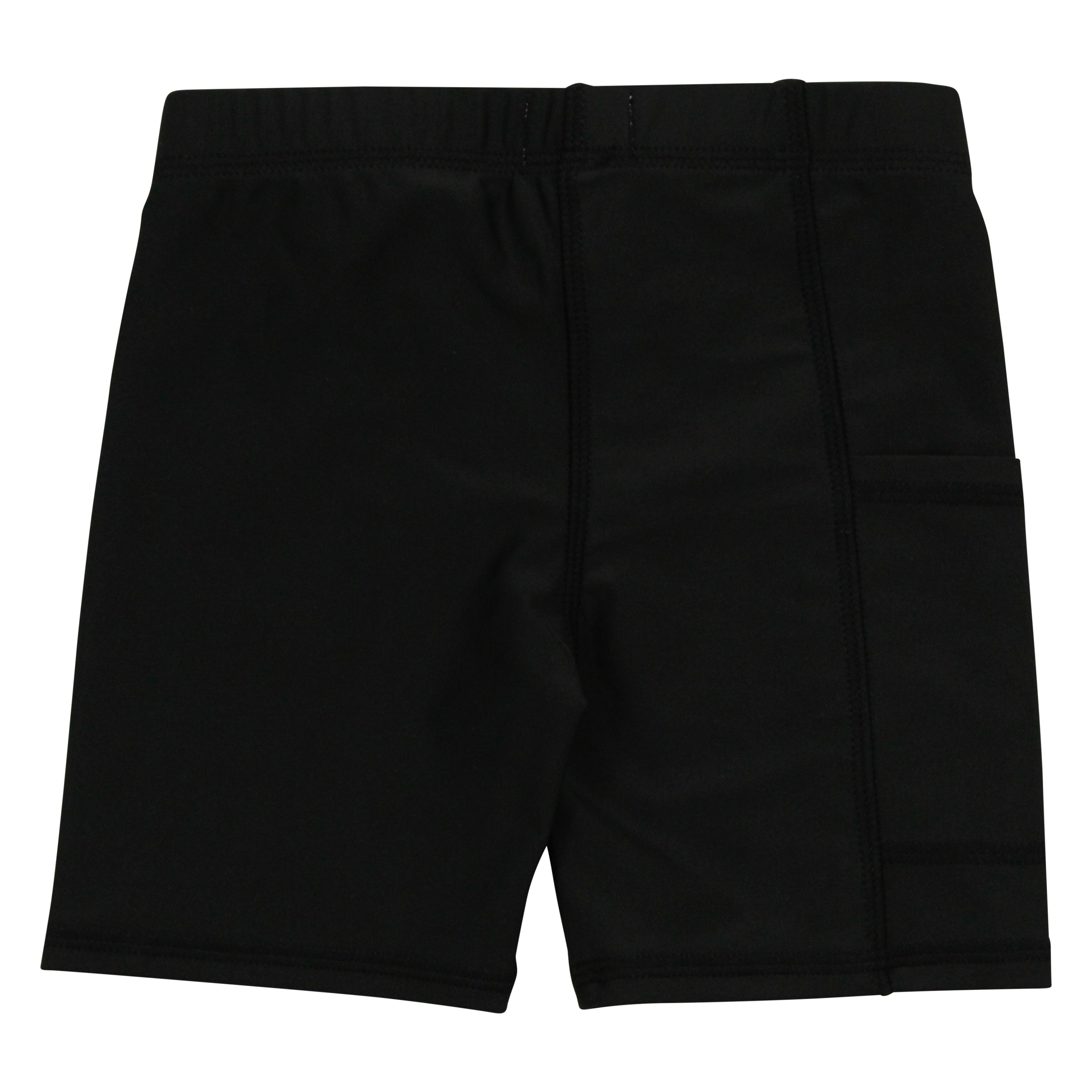 Best Kids Jammers Swim Shorts for Boys & Girls - Quick-Dry, Comfortable & UV Protection - Black - Perfect for Swimming Lessons, Beach & Pool Activities