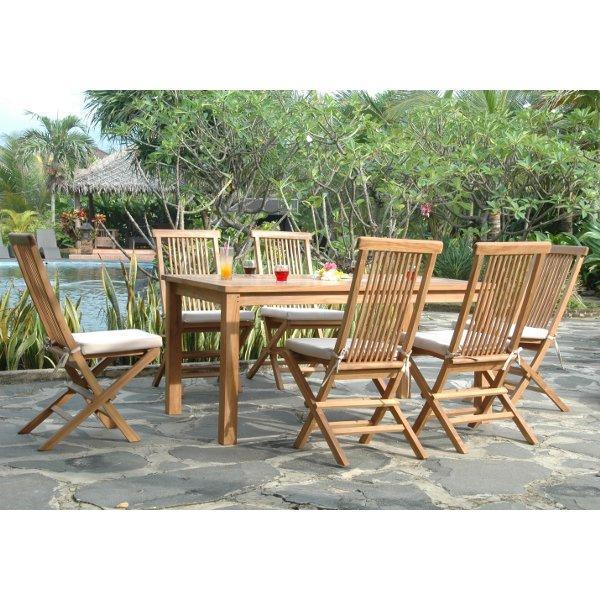 Montage Bristol 7-Piece Dining Set - Modern Kitchen & Dining Room Table with Chairs for Family Meals & Entertaining