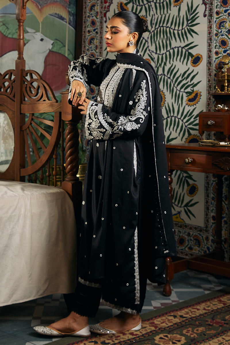 Black Dew 2-Piece Marina Embroidered Suit - Elegant Women's Outfit for Parties, Weddings & Special Occasions