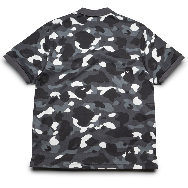 BAPE City Camo Ape Head Polo Shirt for Men - Black Urban Streetwear Fashion | Casual Wear & Street Style Outfits