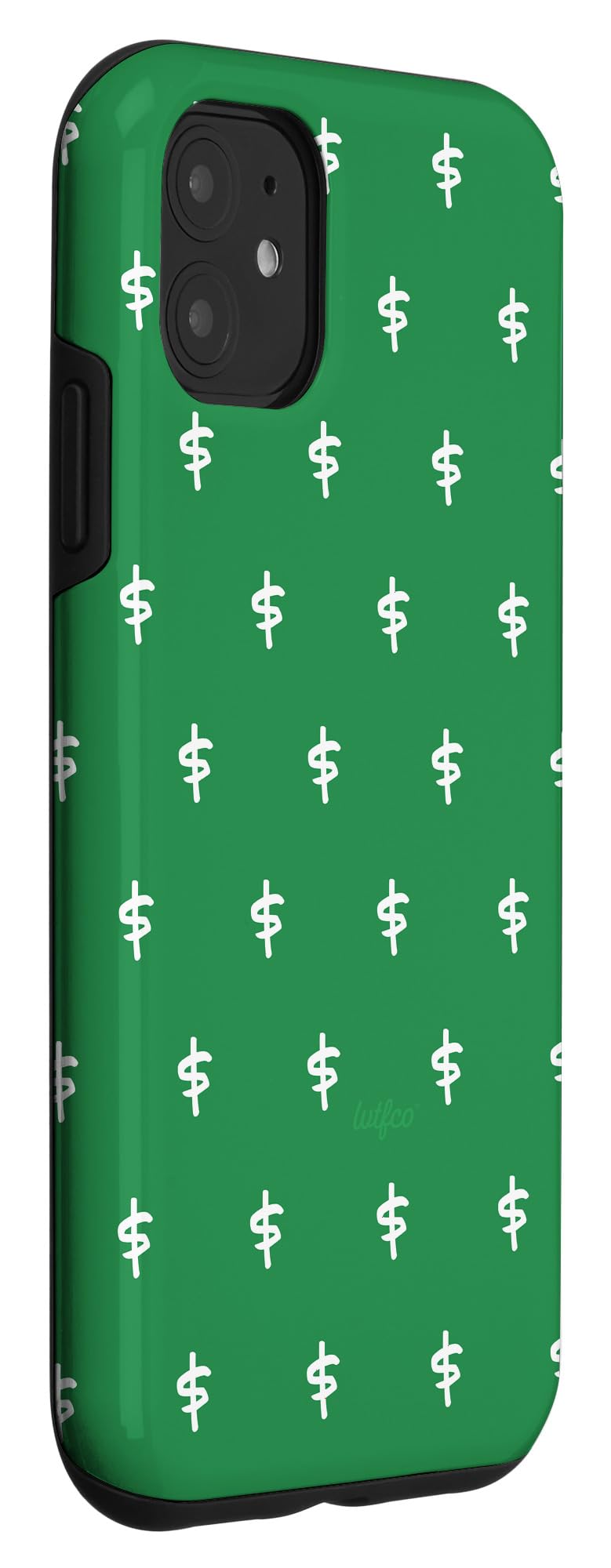 iPhone 11 Case with Lucky Dollar Sign Design - Green Protective Cover for Good Fortune | Perfect for Daily Use, Gifts & Special Occasions