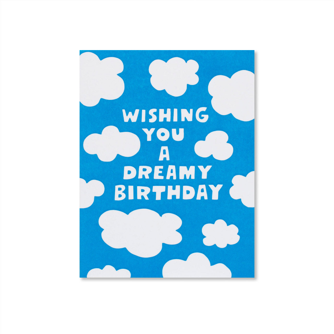 Dreamy Birthday Clouds Greeting Card - Beautiful Handmade Birthday Card for Women, Men, Friends - Perfect for Birthday Wishes, Party Invitations & Special Occasions