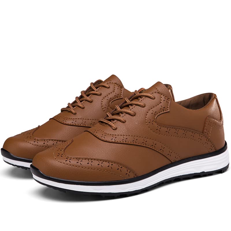 TauLene Men's Spikeless Waterproof Golf Shoes - Lightweight Professional Walking Footwear for Outdoor Golfing | Perfect for Casual Play, Practice & Comfortable All-Day Wear