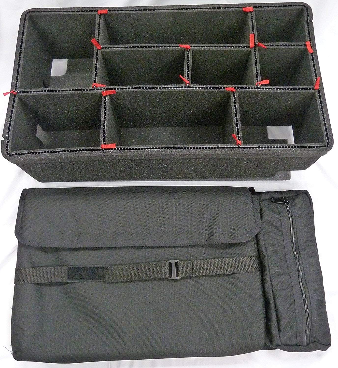 Pelican 1510 Case TrekPak Dividers & Computer Lid Pouch Organizer - Black | Customizable Storage for Camera Gear, Electronics & Tools | Perfect for Travel, Photography & Professional Equipment Protection