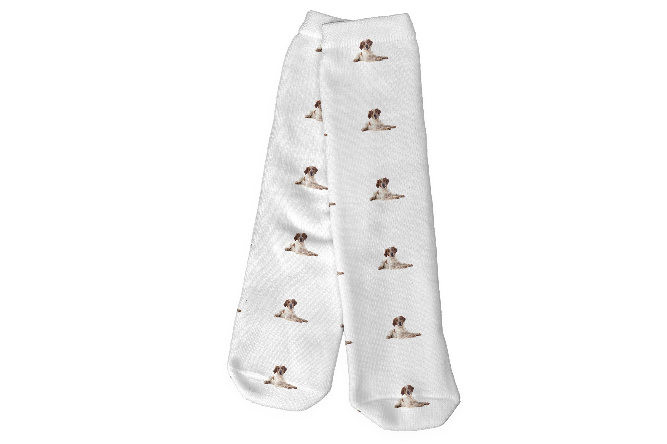 Brittany Spaniel Socks for Women & Men - Soft Breathable Dog Lover Novelty Socks - Comfortable Funny Animal Gifts for Birthday, Christmas - Perfect for Dog Walking, Casual Wear & Gifts