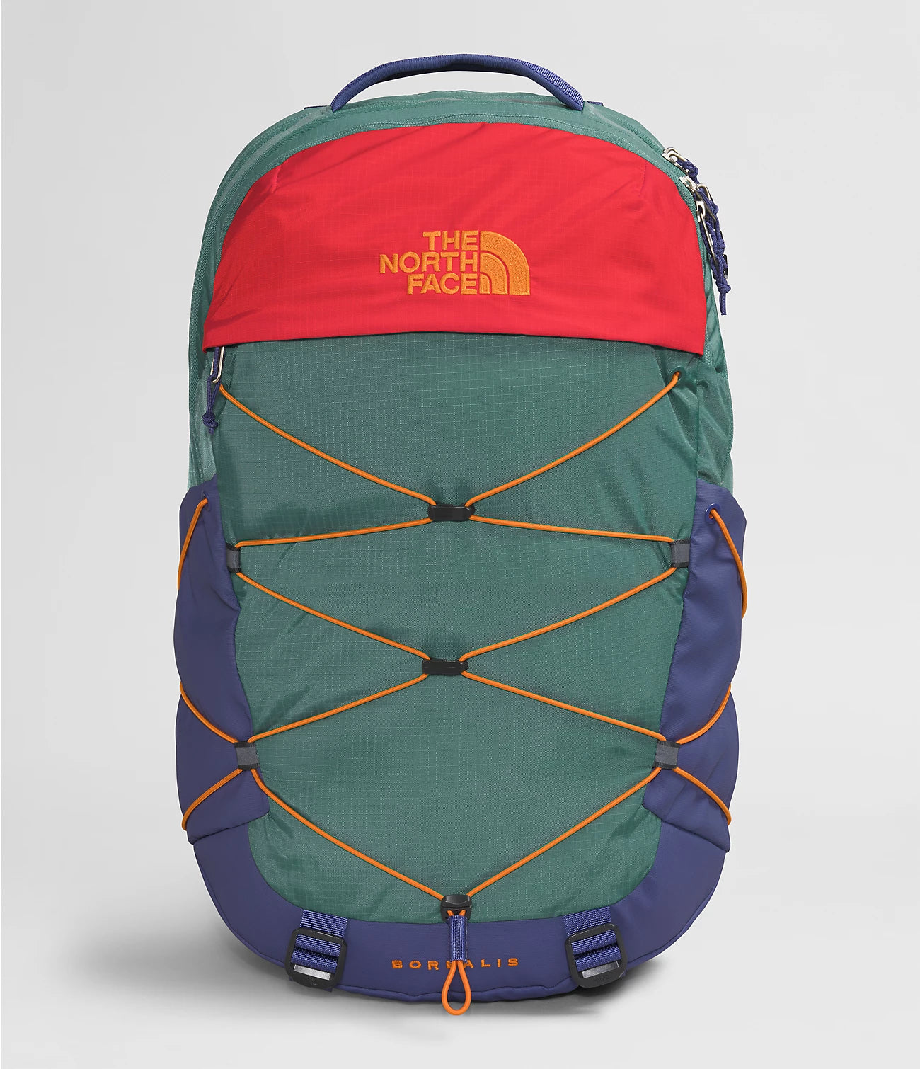 DARK SAGE - FIERY RED - CAVE BLUE