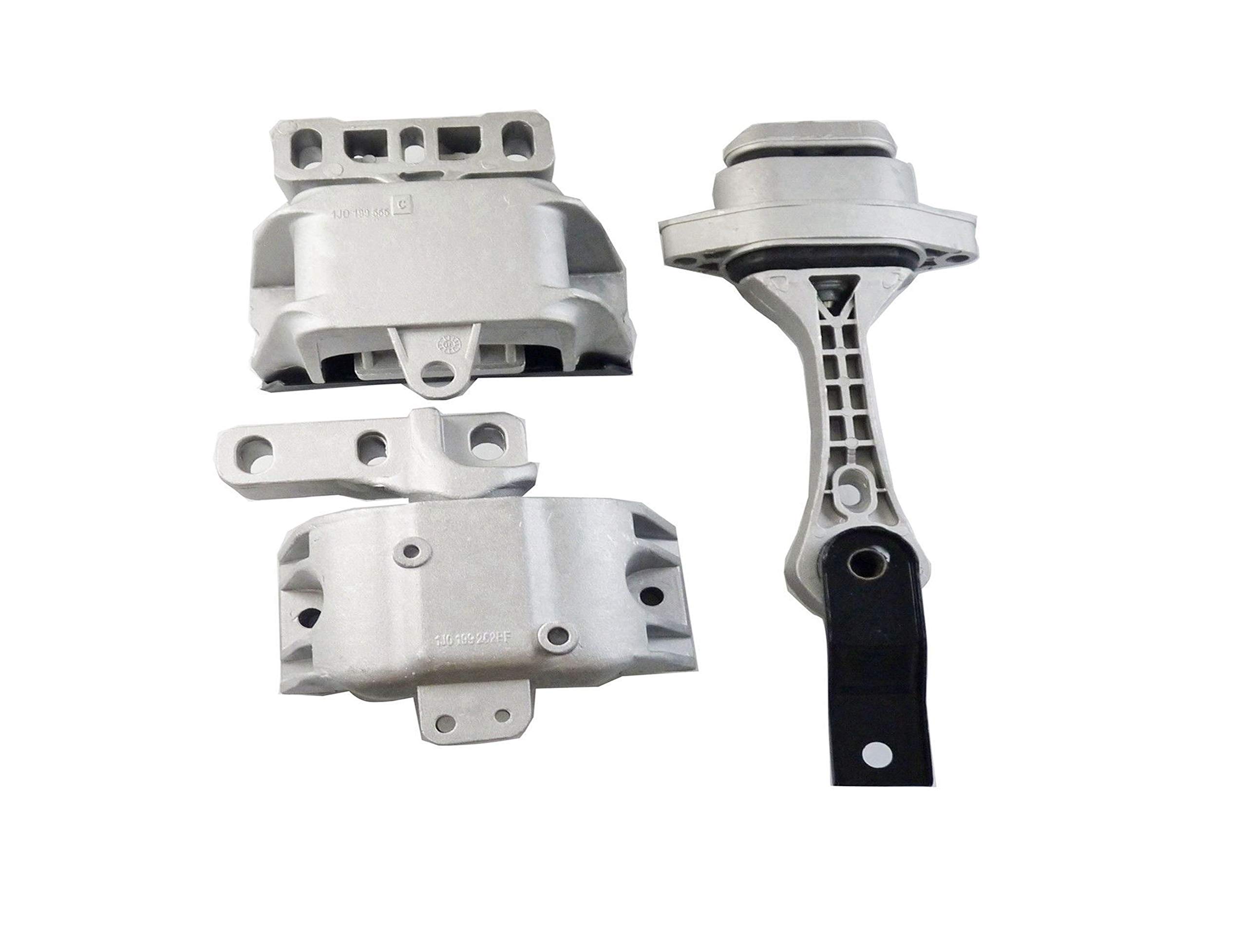 Engine Motor Manual Transmission Mount Kit - Compatible with VW Beetle, Golf, Jetta (OE#1J0-199-851A) - Replacement Part for Smooth Gear Shifting & Reduced Vibration