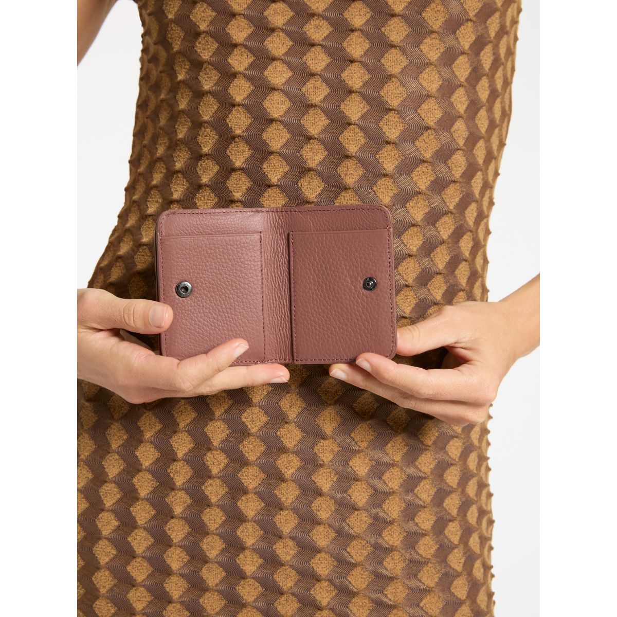 STATUS ANXIETY Miles Away Leather Card Holder Wallet - Slim RFID Blocking Minimalist Wallet for Men & Women - Perfect for Travel, Everyday Use and Gift Giving