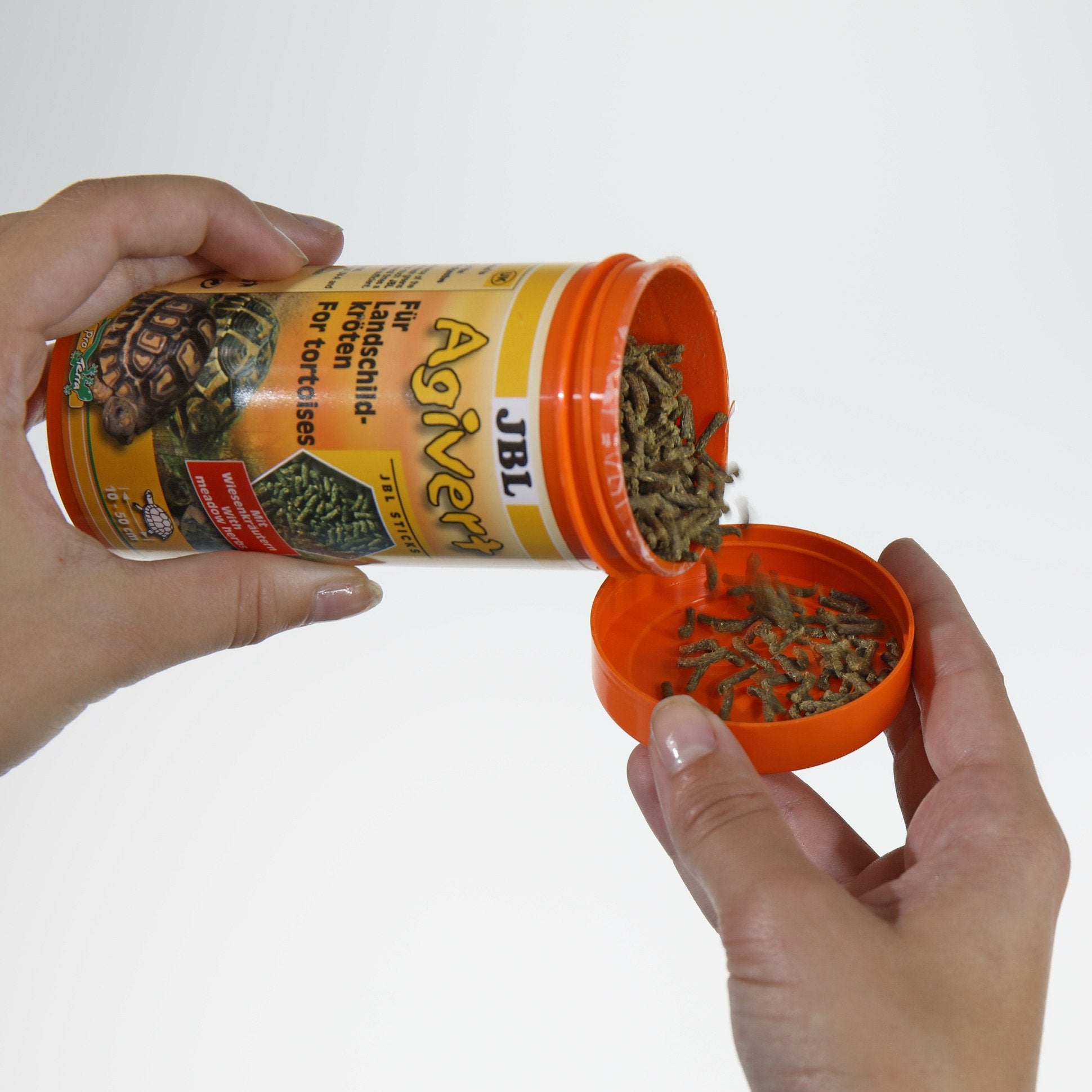 JBL Agivert 250ml - Premium Vegetable-Based Turtle Food for Aquatic Turtles | Nutritious Daily Diet for Red-Eared Sliders & Other Herbivorous Turtles | Perfect for Aquarium & Pond Feeding