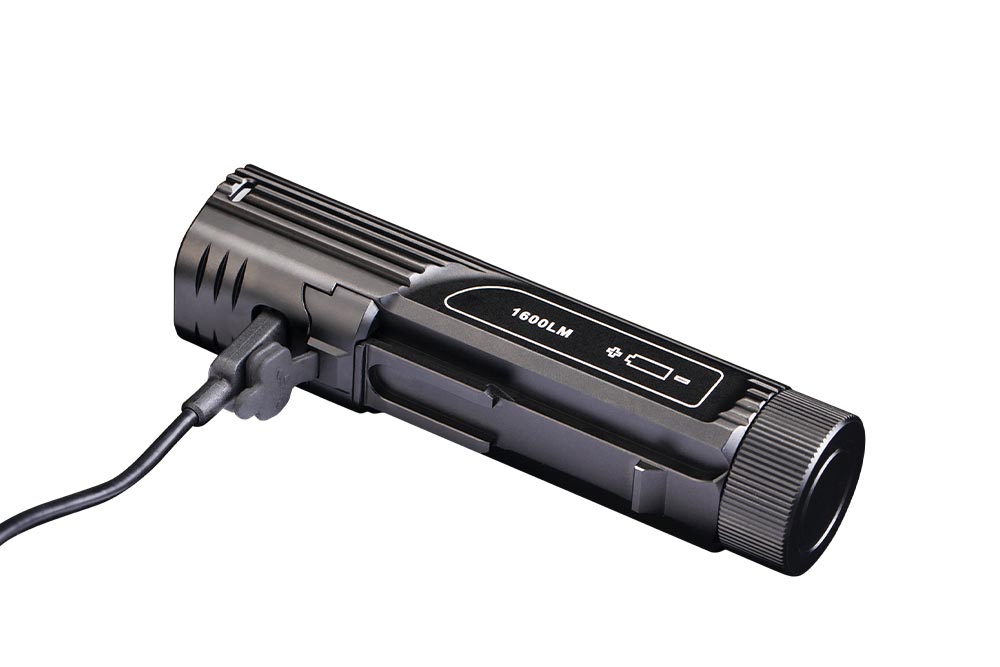 Fenix BC26R 1600 Lumen Rechargeable LED Bike Light with BC05R V2 Tail Light Bundle - High Visibility Cycling Safety for Night Riding & Commuting