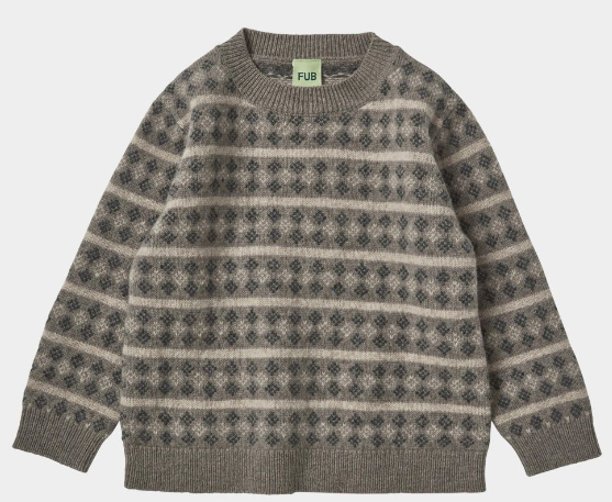 FUB Lambswool Sweater for Men & Women - Soft & Warm Winter Pullover (Size 2-12 Years) - Perfect for Cold Weather, Outdoor Activities & Casual Wear