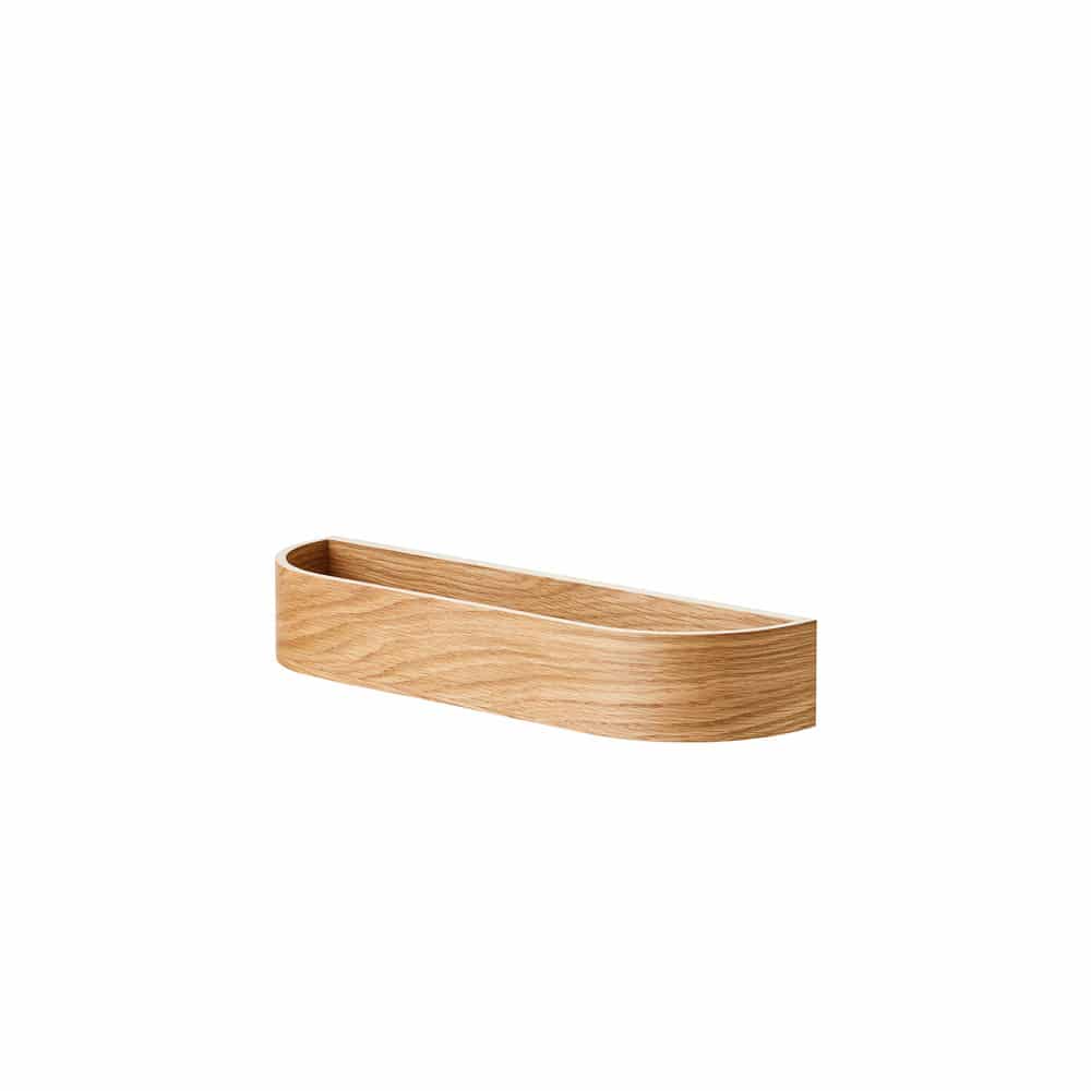 AUDO CPH Epoch Floating Wall Shelf - Natural Oak Wood - 2 Size Options - Perfect for Living Room, Bedroom & Office Storage Decor