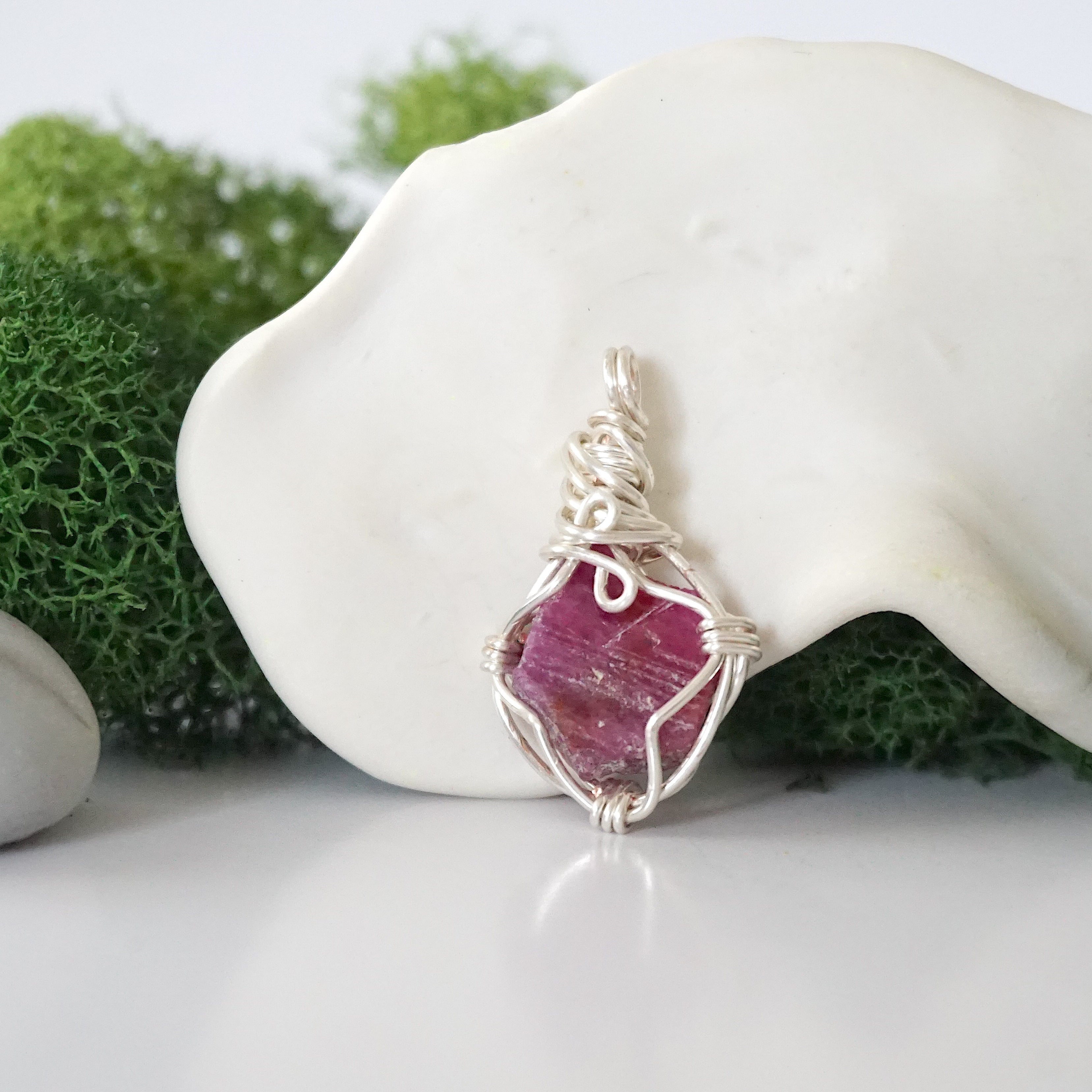 Elegant Ruby Birthstone Necklace - Genuine Crystal Jewelry for Women | Perfect Gift for Birthday, Anniversary & Special Occasions