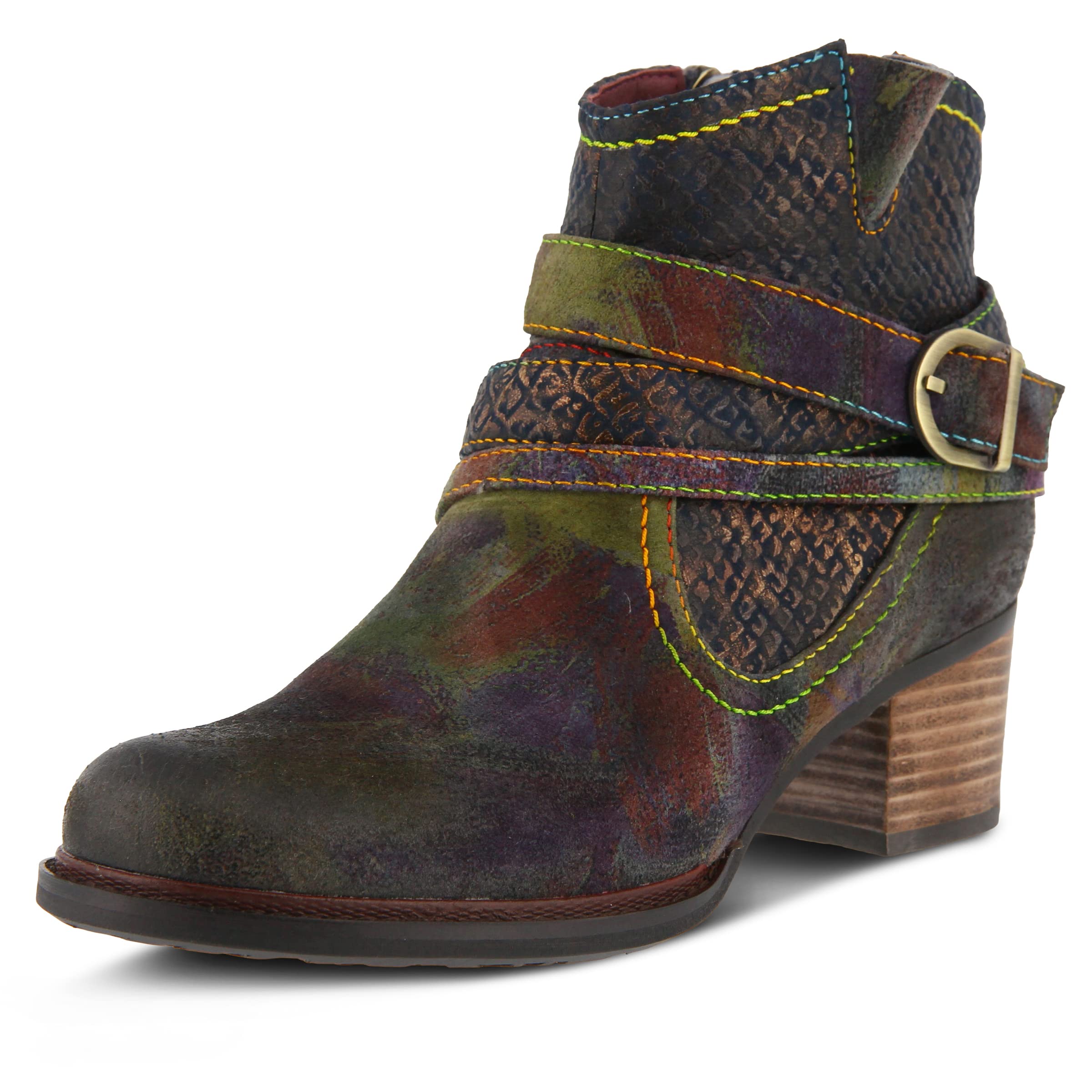 L'Artiste by Spring Step Women's Shazzam Comfortable Ankle Boots - Fashionable & Durable Leather Booties for Casual Wear, Office & Night Out