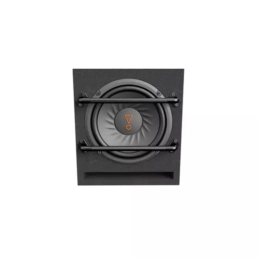 JBL BASSPRO8 8-Inch Ported Subwoofer Enclosure with Built-In Amplifier - Powerful Bass for Car Audio & Home Theater Systems