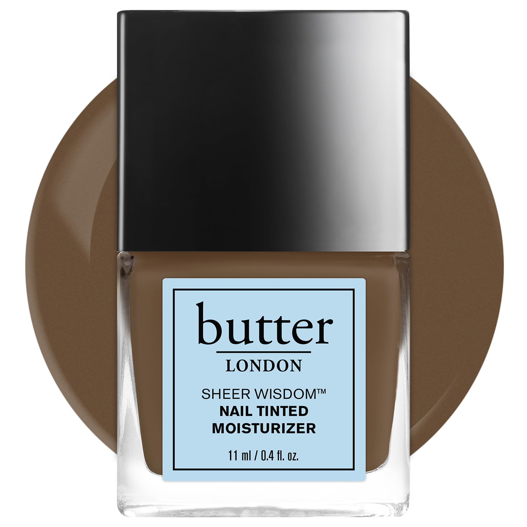 Butter London Nail Strengthener & Tinted Moisturizer - Repair Damaged Nails, Hardener for Stronger Healthier Nails - Vegan Nail Care Polish for Weak Brittle Nails - Perfect for Daily Use & Salon Treatments