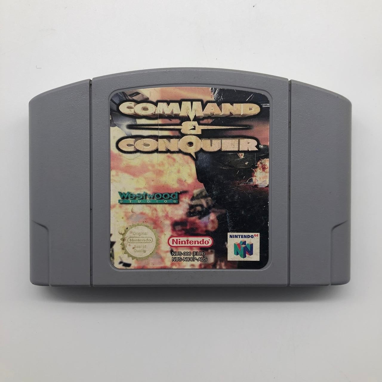 Command & Conquer N64 Game Cartridge - Classic Real-Time Strategy Video Game for Nintendo 64 (PAL Version) - Perfect for Retro Gaming Enthusiasts and Collectors