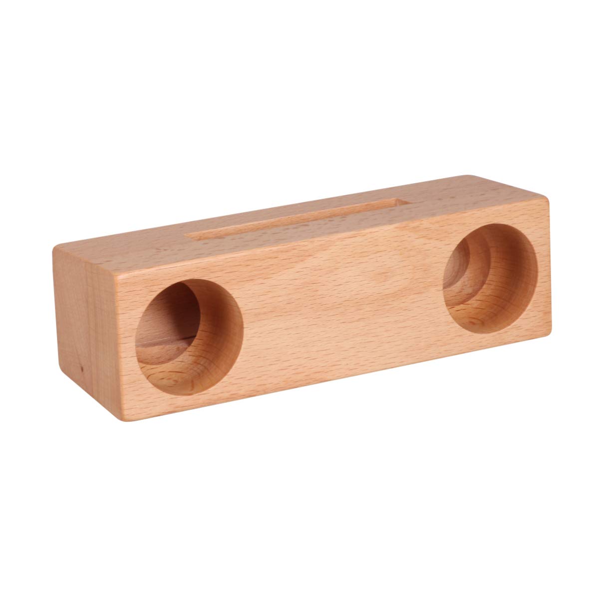 Universal Phone Stand with Sound Amplifier - Adjustable Mobile Phone Holder & Speaker Booster for Desk, Car, and Home Use