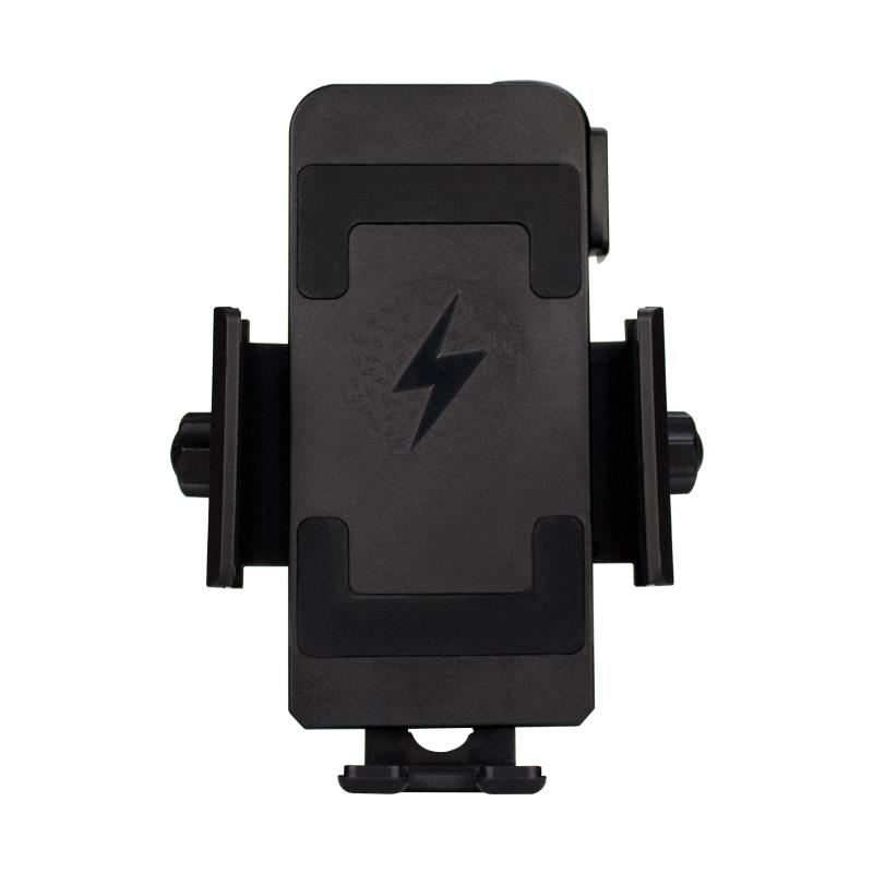 Eagle Power Wireless Charging Motorcycle Phone Mount - Universal Bike Phone Holder for iPhone & Android - Perfect for Commuting, Delivery Riders & Adventure Motorcycles