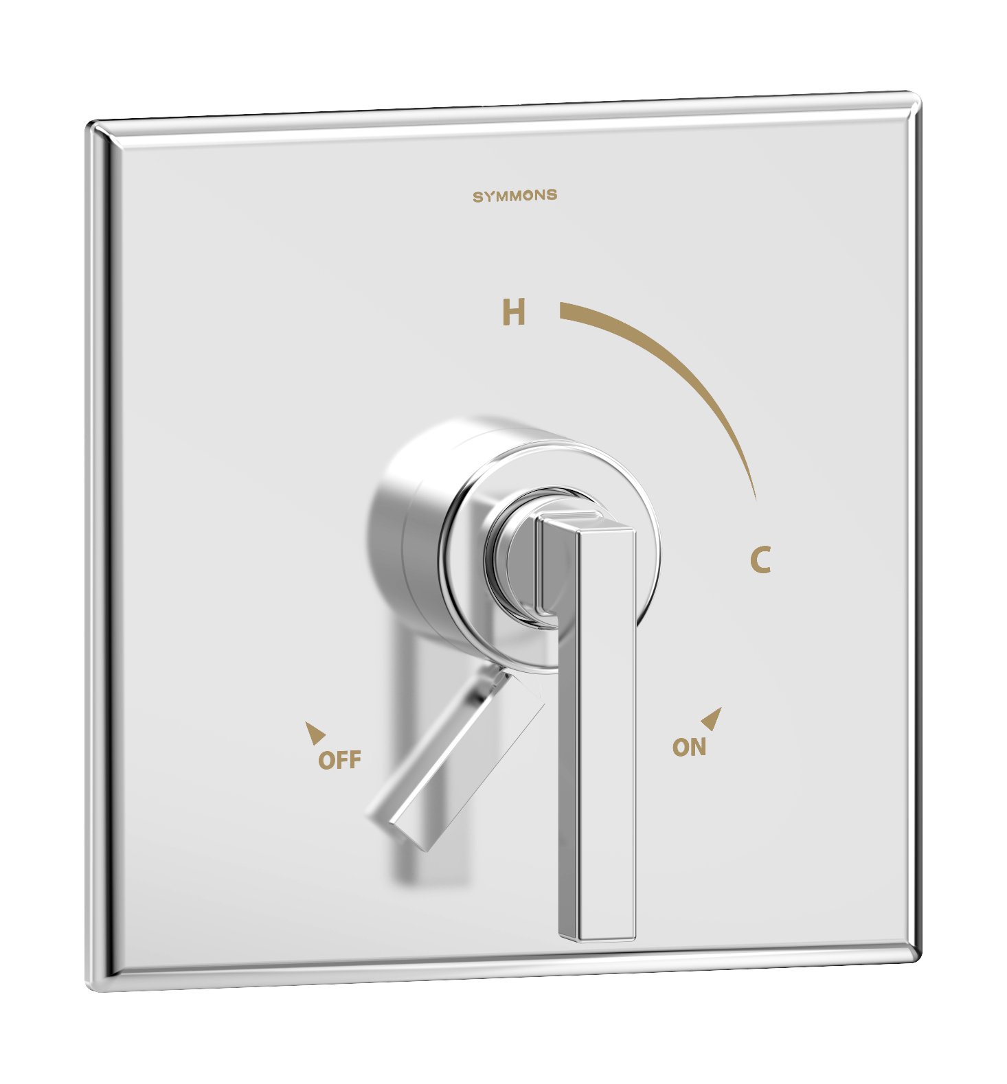 Symmons S-3600-TRM Duro Shower Valve Trim Kit in Polished Chrome - Bathroom Faucet Replacement Parts for Modern Home Renovation (Valve Not Included) - Perfect for Bathroom Remodeling & Shower Upgrades