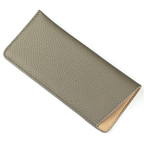 Gray-litchi Leather