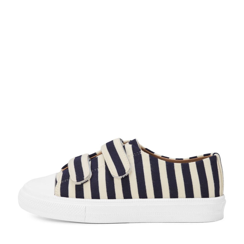 Jessie Striped Navy and White T-Shirt for Women - Casual Comfort Fit Cotton Tee - Perfect for Everyday Wear, Outings, and Layering