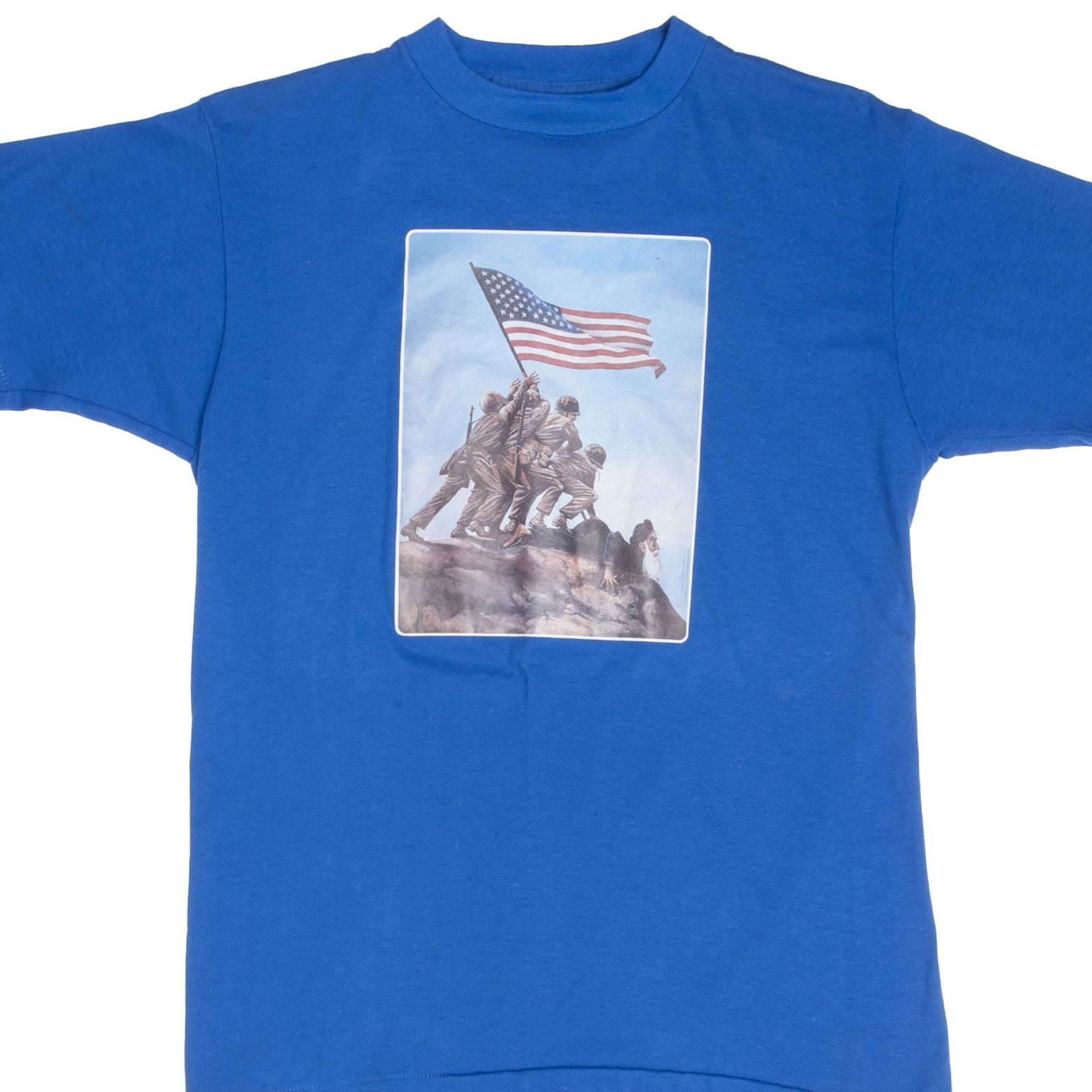 Vintage 1990s US Army American Flag Graphic Tee Shirt - Medium Size - Retro Military Style Cotton T-Shirt for Men & Women - Perfect for Patriotic Events, Casual Wear & Vintage Fashion Lovers
