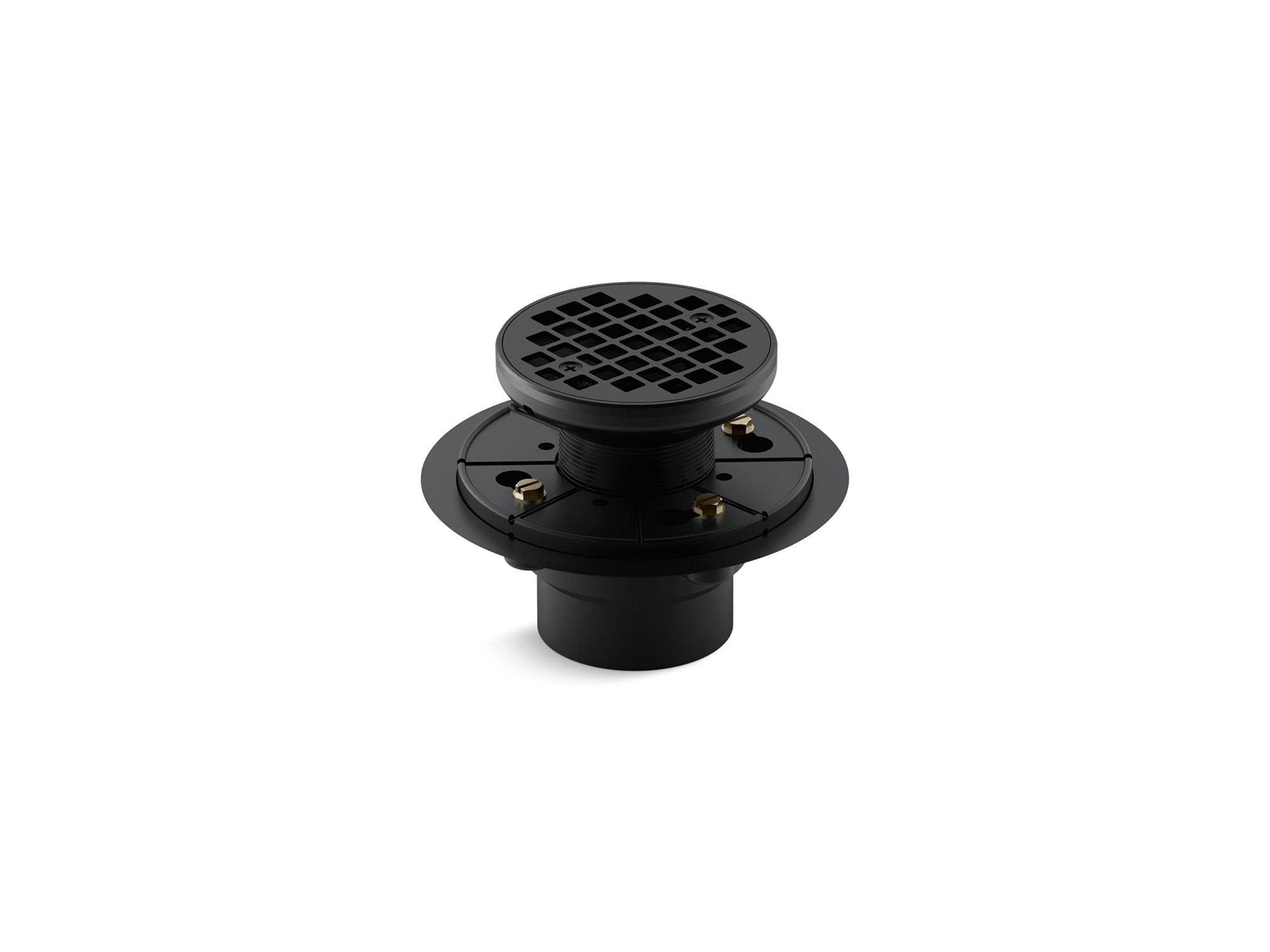 KOHLER Clearflo Round Tile-In Shower Drain - Stainless Steel Bathroom Floor Drain for Modern Showers | Perfect for Bathroom Renovations & Waterproofing Projects