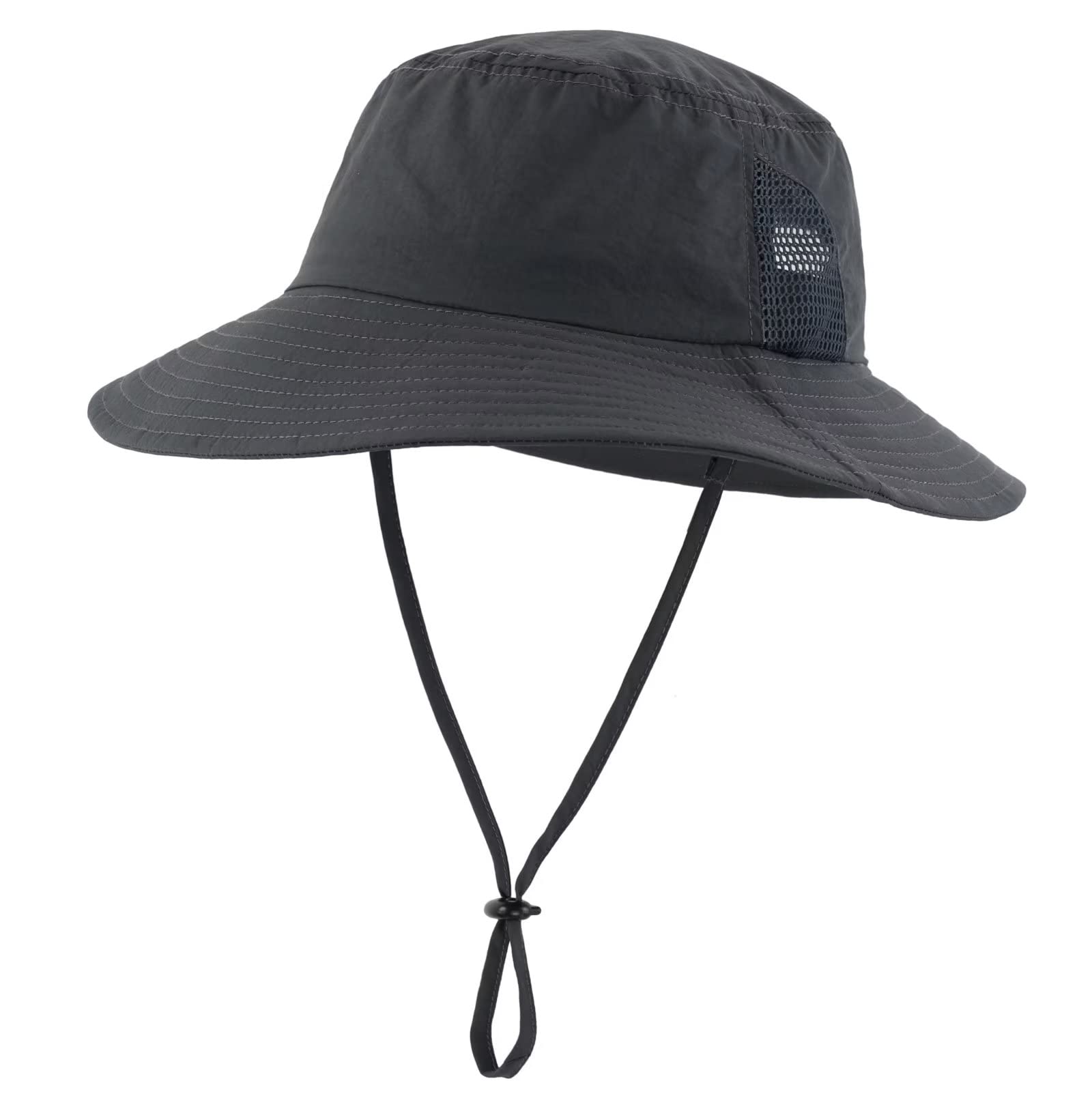 UPF 50+ Kids Sun Hat with Ponytail Hole - Adjustable Bucket Hat for Girls, Toddler Summer Beach Hat for Outdoor, Swimming, Playground & Vacation Protection