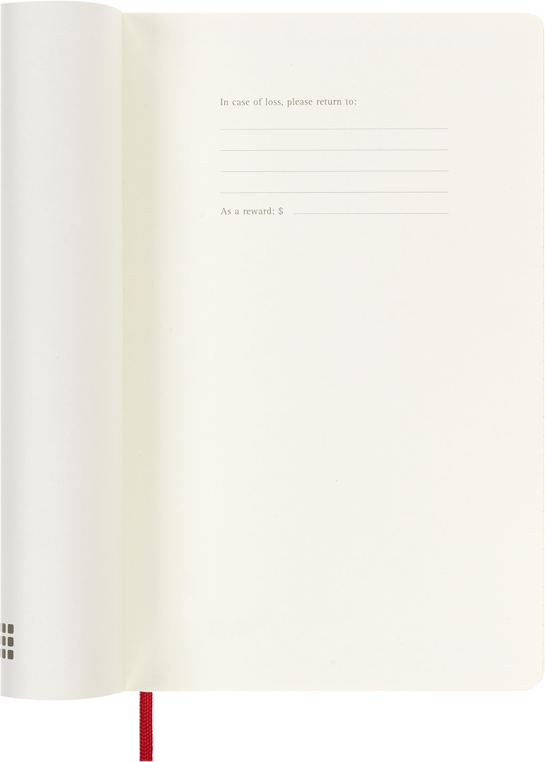 Moleskine 2024-2025 Weekly Planner - 18 Month Calendar with Notes Section, Soft Cover & Elastic Closure, Large 13x21cm Scarlet Red - Perfect for Work, School & Personal Organization