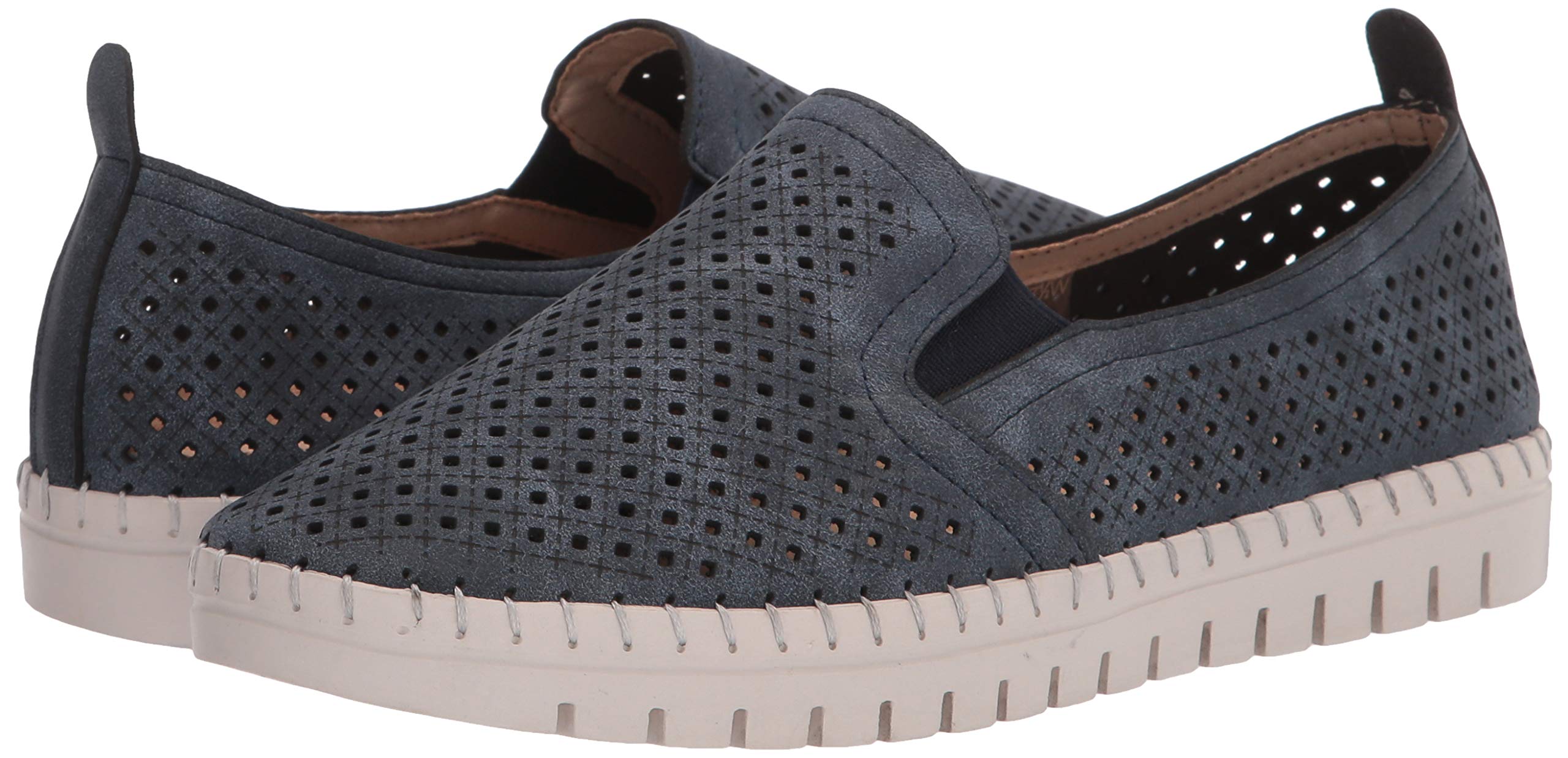 Easy Street Women's Fresh Slip-On Loafers - Comfortable Casual Shoes for Walking, Work & Travel | Breathable & Lightweight Slip-Ons for Everyday Wear