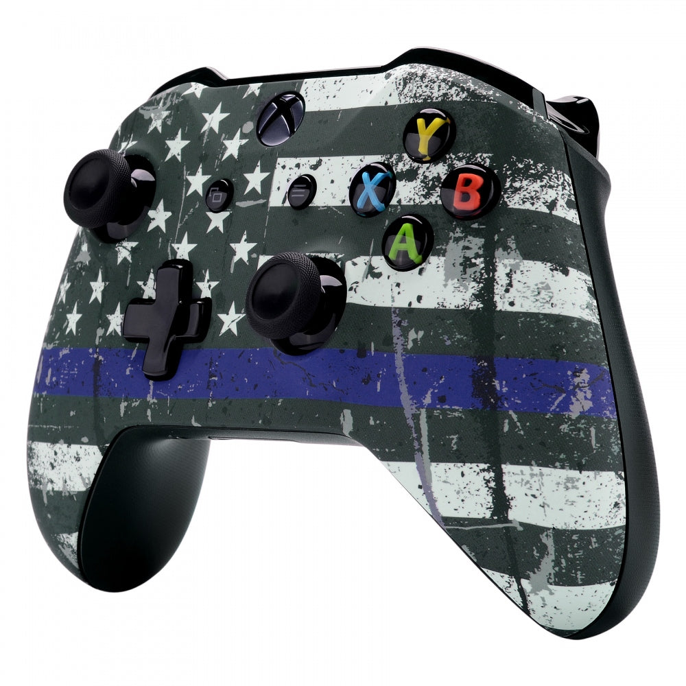 eXtremeRate Soft Touch Front Housing Shell Replacement for Xbox One X & S Controller - Custom Pattern Design | Enhanced Grip & Comfort for Gaming, Streaming & Long Play Sessions