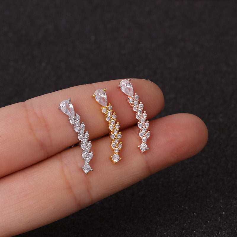 20G Cartilage Stud Earrings for Women - Minimalist Dainty Gold Earrings for Daily Wear | Perfect for Work, Date Night & Casual Outfits