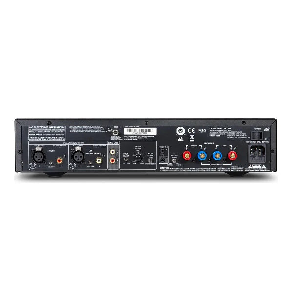 NAD C 268 Stereo Power Amplifier - High Fidelity Audio Amplifier for Home Theater & Stereo Systems | Perfect for Audiophiles & Music Lovers