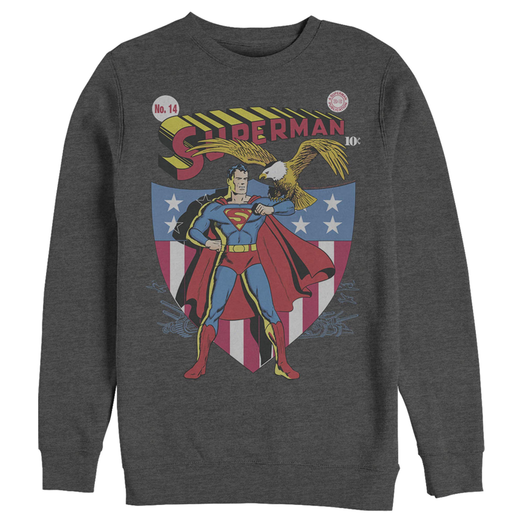 Superman Graphic Sweatshirt for Men - American Hero Pullover Hoodie | Casual Wear, Cosplay & Superhero Fan Gift