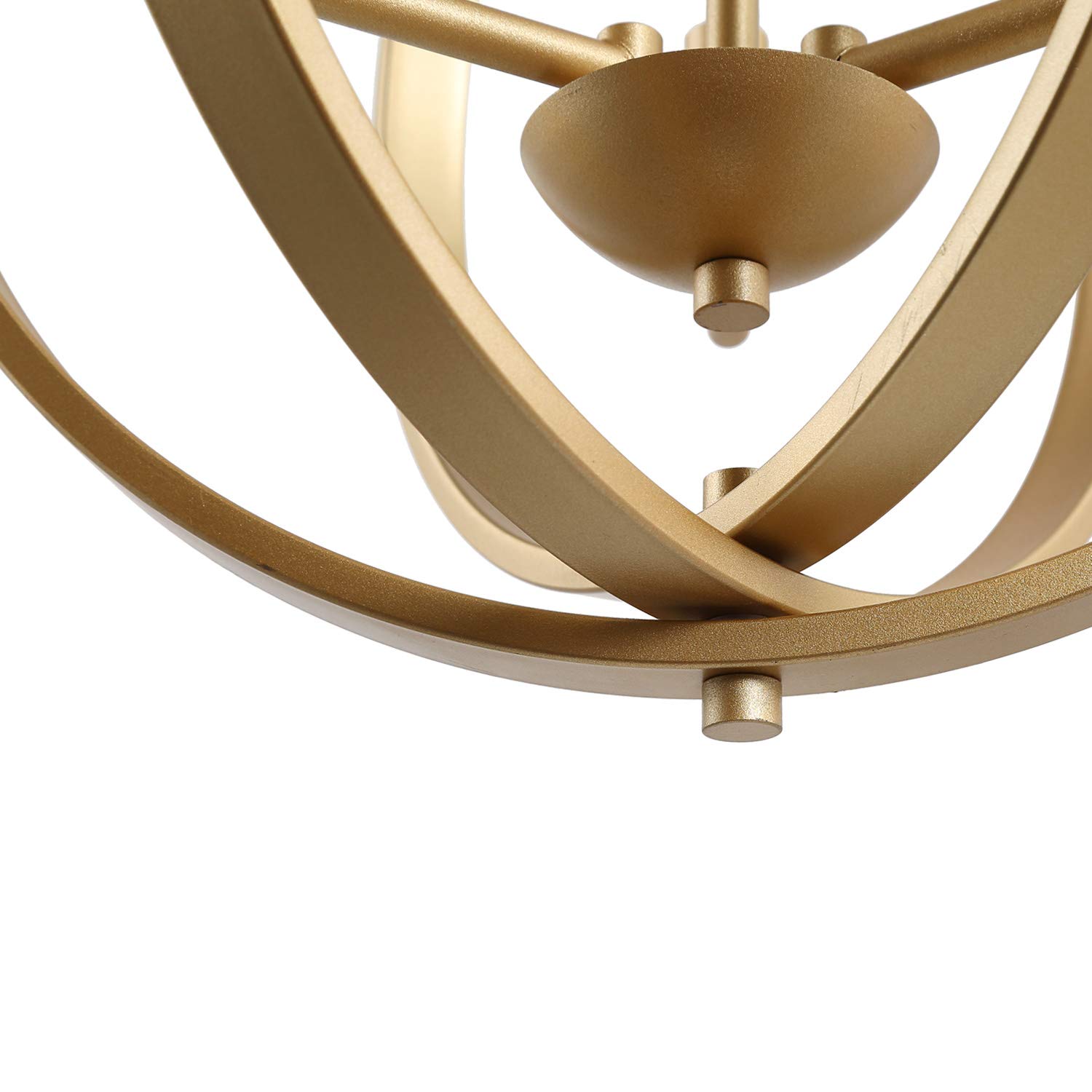 Modern Gold Orb Chandeliers - Globe Hanging Light Fixture for Dining Room, Living Room, Bedroom, Kitchen Island & Foyer - Perfect for Home Decor, Wedding, Restaurant and Commercial Spaces
