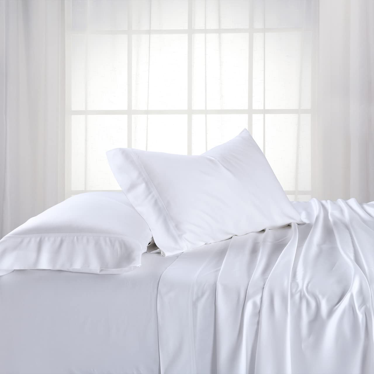 Royal Hotel Luxury Bamboo Viscose Pillowcase Set - 600 Thread Count Silky Soft King Size (2PC) - Eco-Friendly Bedding for Ultimate Comfort | Perfect for Hotels, Guest Rooms & Luxury Home Decor