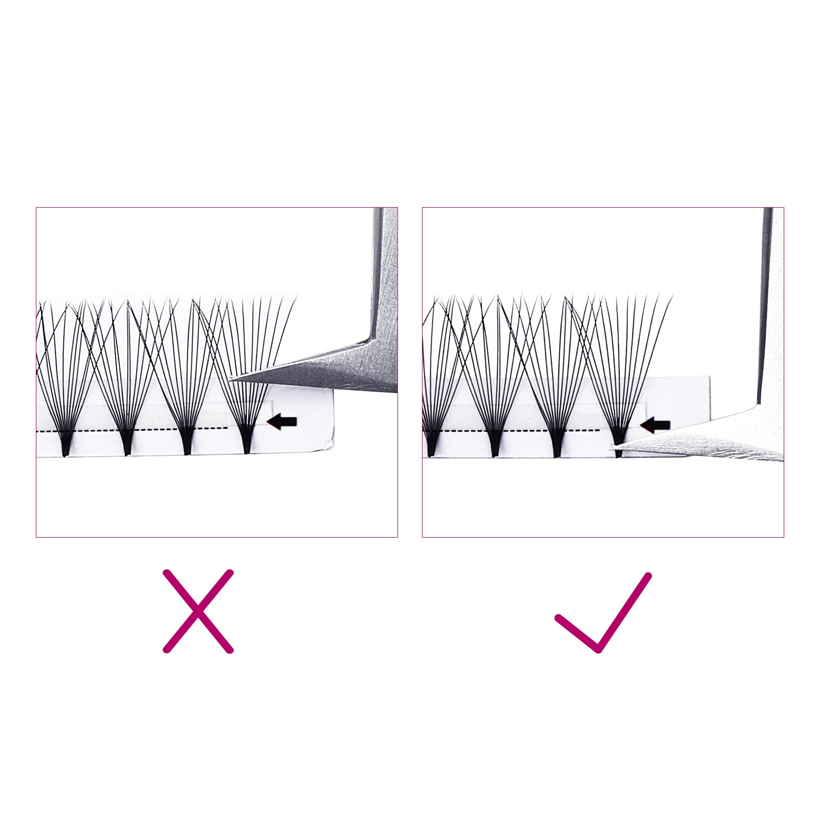 12D Premade Eyelash Extensions Fans - Pointed Base Volume Lashes for Professional Salon Use (0.05D, 15mm) | Perfect for Bridal Makeup, Special Occasions & Everyday Glam