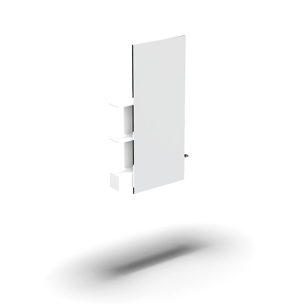 Lanvain Nola Salon Wall Mirror Station - Professional Hair Styling & Makeup Vanity with LED Lights for Home & Salon Use
