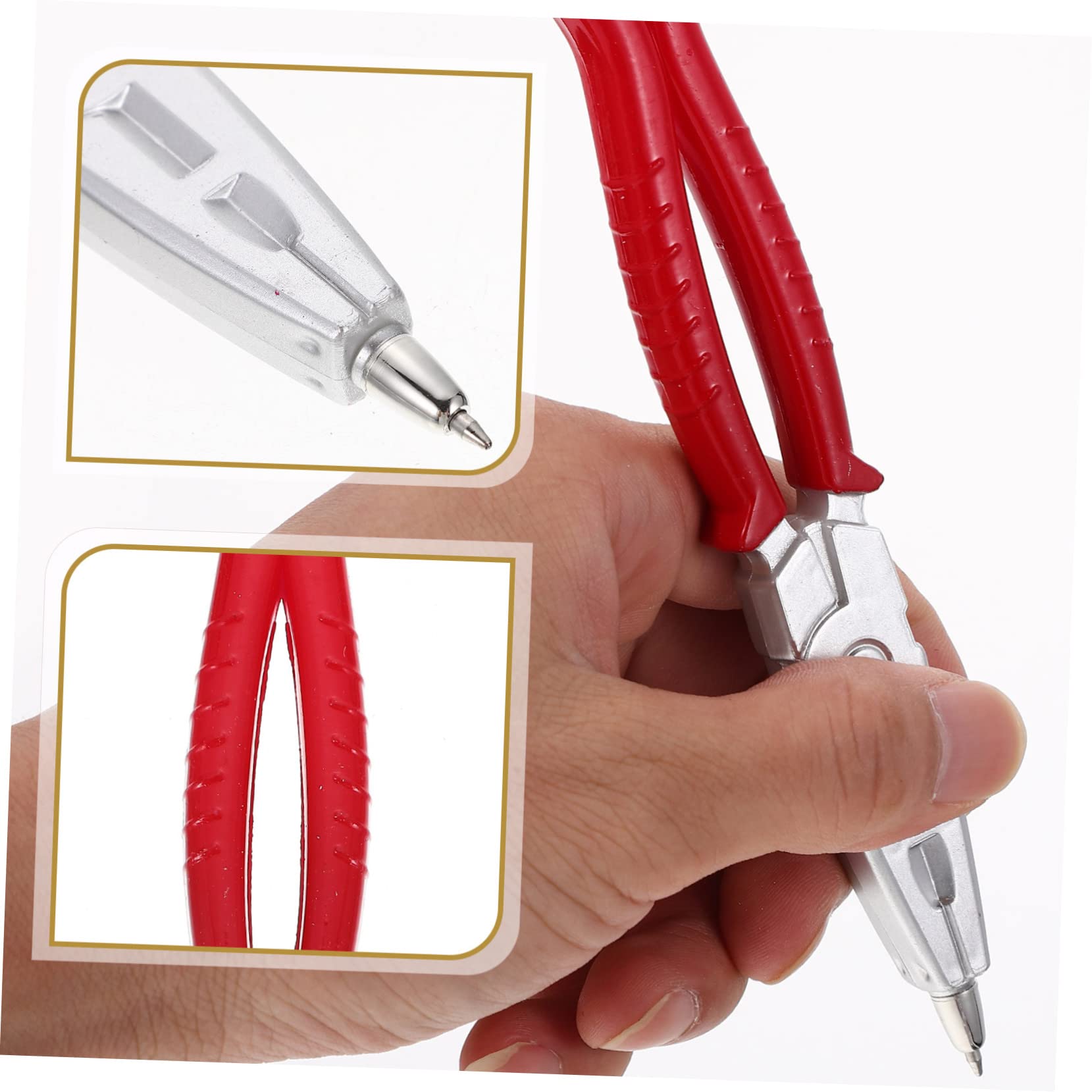 DIYEAH 48-Piece Multifunctional Hardware Tool Pen Set - Student Gel Pens with Built-in Pliers, Portable Plastic Utility Pens for School, Office & DIY Projects - Perfect for Writing, Repairing & Creative Gifts