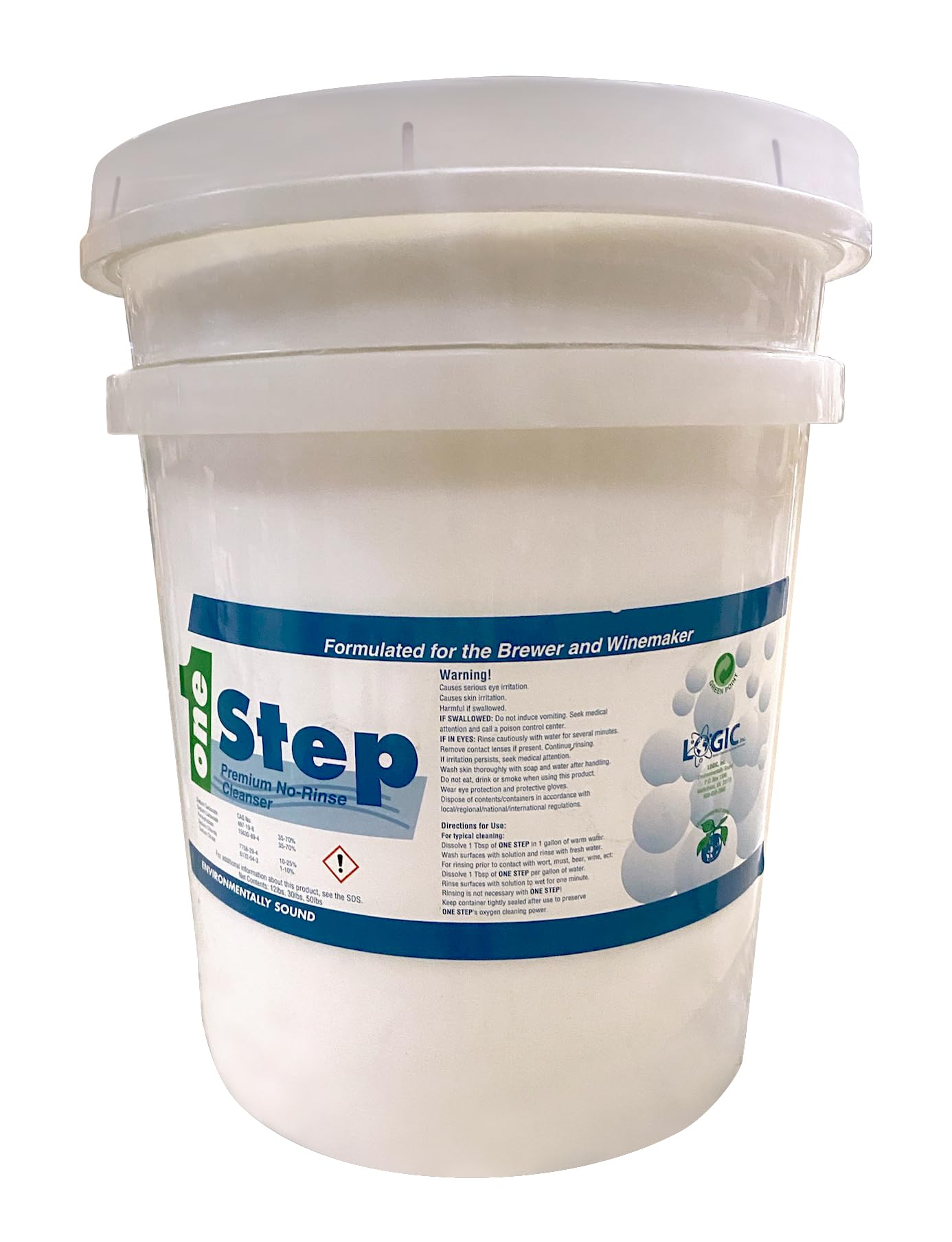 One Step No Rinse Cleanser - 50 LB (50 Pounds) - Heavy-Duty Cleaning Solution for Boats, RVs, and Outdoor Equipment