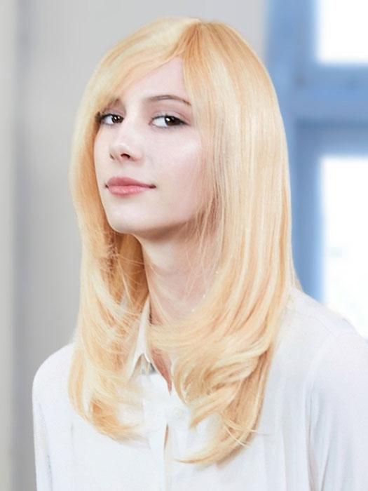 Amber Human Hair Wig with Mono Top - Natural Look & Comfortable Fit for Daily Wear, Cosplay, and Special Occasions