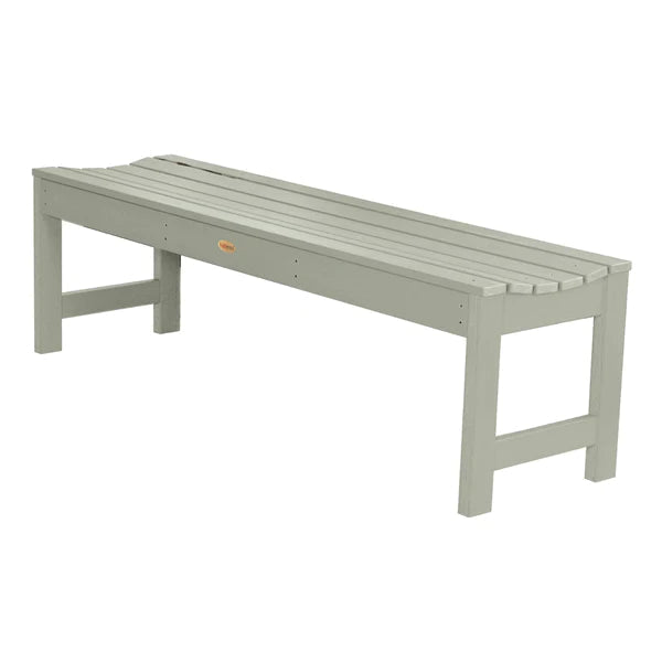 Lehigh Backless Synthetic Wood Picnic Bench - Durable Outdoor Dining Table for Patio, Garden & Park - Perfect for BBQs, Camping & Family Gatherings