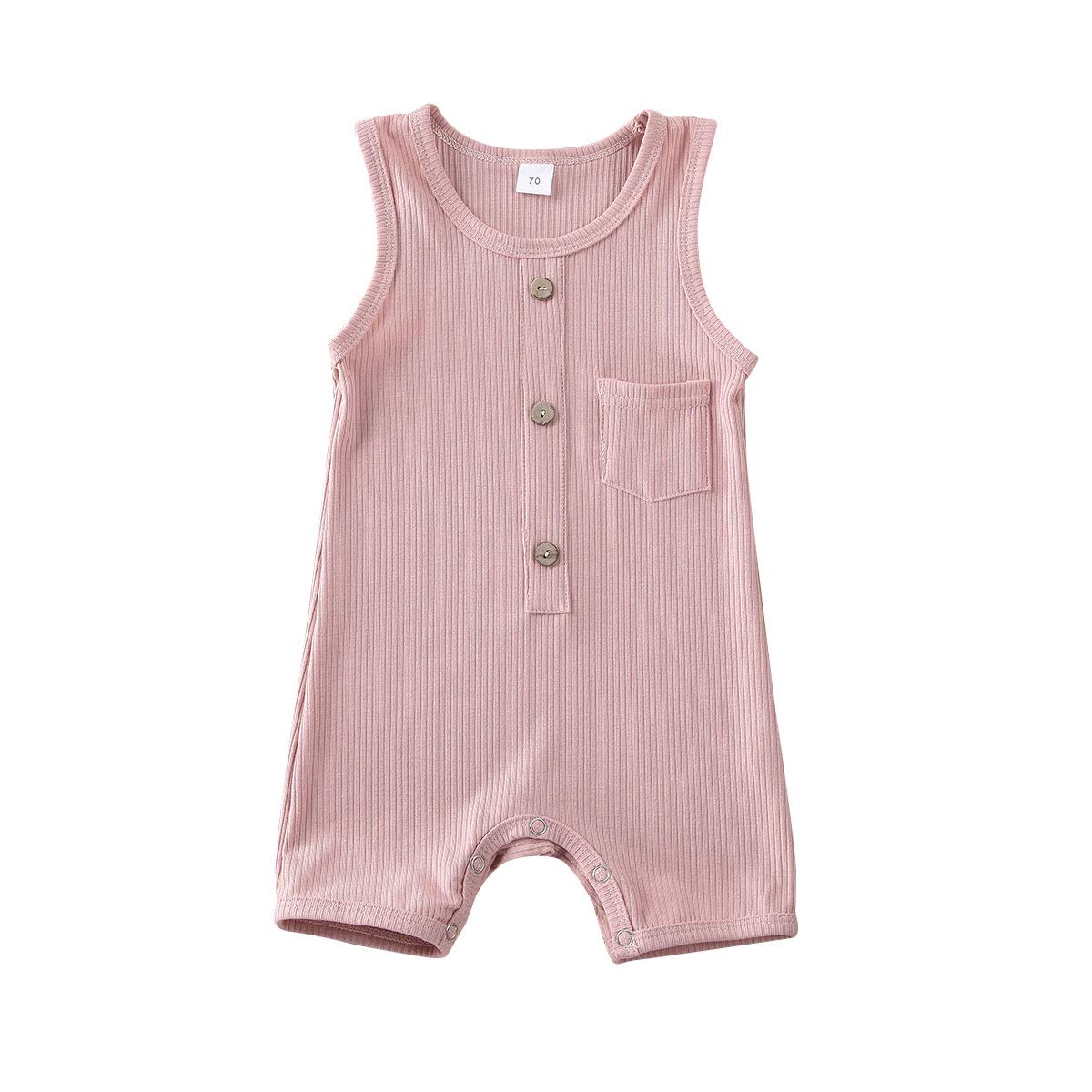 Bebeshopdelageyhu Newborn Baby Clothes - Sleeveless Romper Bodysuit One-Piece Jumpsuit for Boys & Girls | Perfect for Summer Outfits, Playdates & Photoshoots