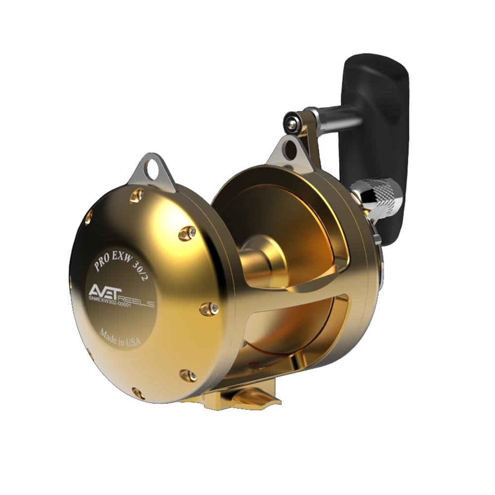 Avet Pro EXW 30/2 Wide Two Speed Fishing Reel - Saltwater & Big Game Fishing Reel for Offshore Trolling & Deep Sea Angling